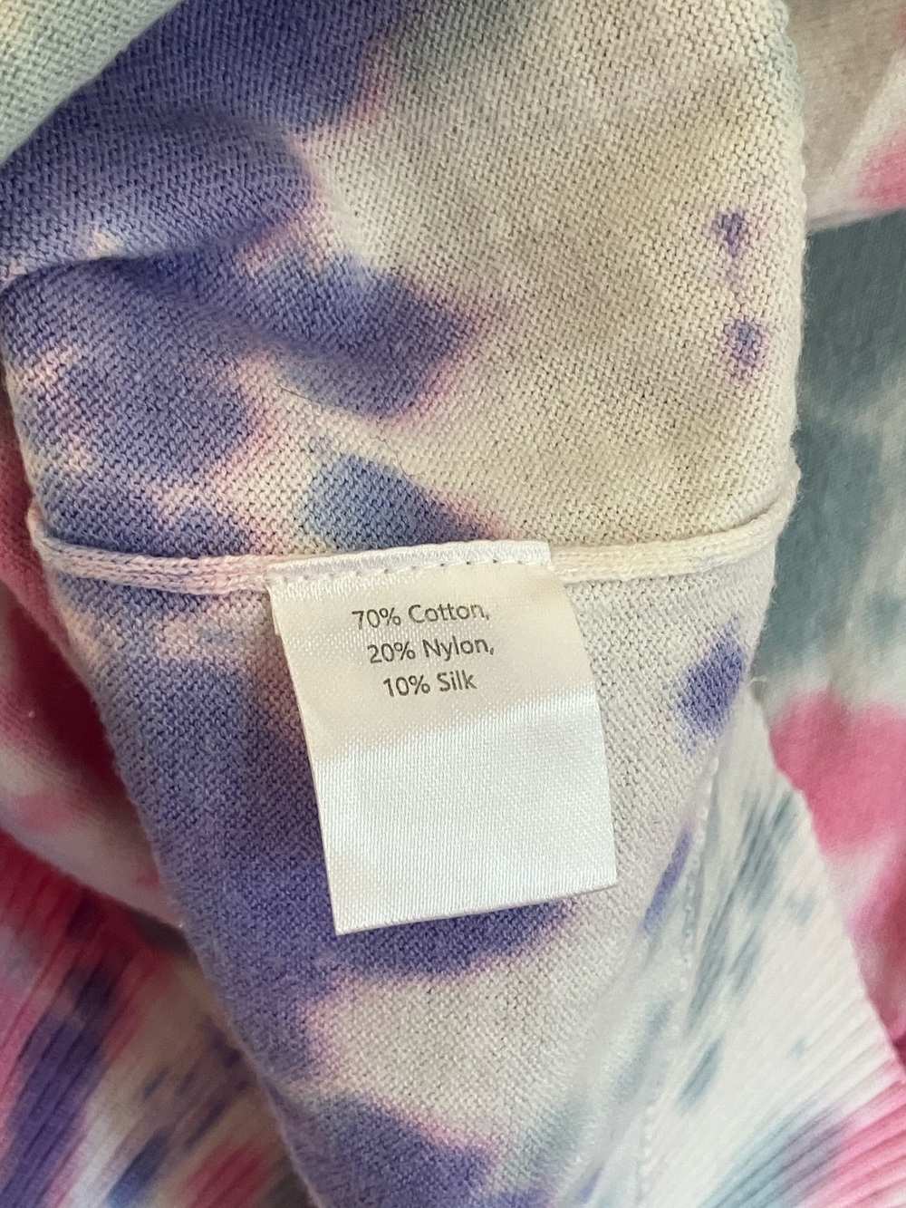 Scott and Scott London Silk and Cotton Tie-Dye Hoodie Pullover Sweatshirt - Picture 5 of 5